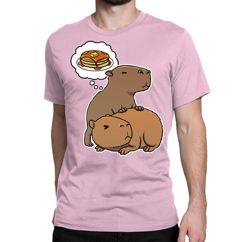 Capybara Hungry For Pancakes Trending Classic T-shirt | Artistshot