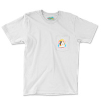 The Watercolor Guinea Pig Love Pocket T-shirt | Artistshot