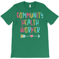 Community Health Worker Fun Casual Boho Design T-shirt | Artistshot