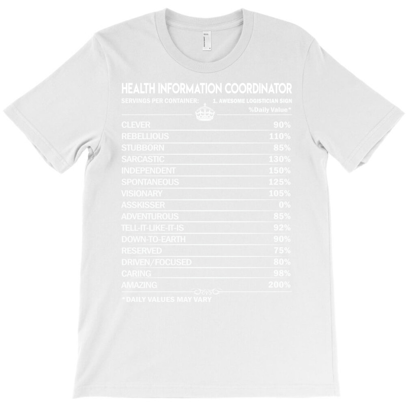 Health Information Coordinator T  Health Informati T-shirt | Artistshot