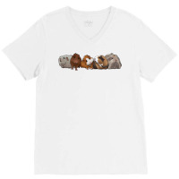 Current Guinea Pig Group Love V-neck Tee | Artistshot