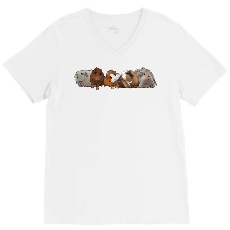 Current Guinea Pig Group Love V-neck Tee | Artistshot