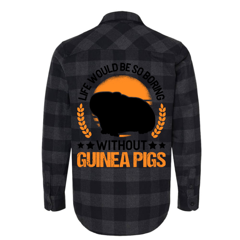 Guinea Pig Gift Vintage Girl Flannel Shirt | Artistshot