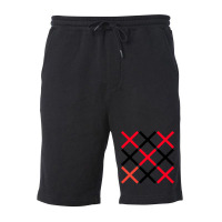 X Nine Black And Red Gift Fleece Short | Artistshot