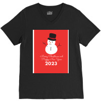 New Year 2k23 Cute V-neck Tee | Artistshot