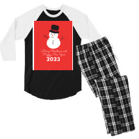 New Year 2k23 Cute Men's 3/4 Sleeve Pajama Set | Artistshot