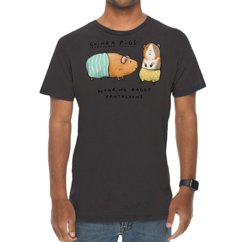 Guinea Pigs Wearing Baggy Pantaloons Trending Vintage T-Shirt by brlakoeckm | Artistshot