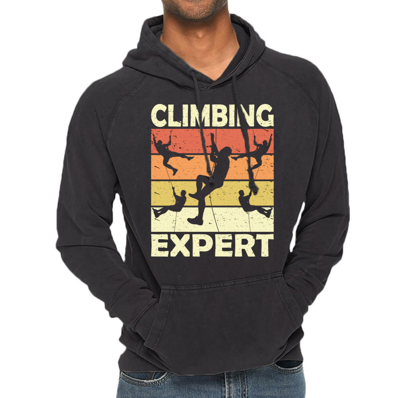 Climbing Expert Gift Travel Green Vintage Hoodie | Artistshot