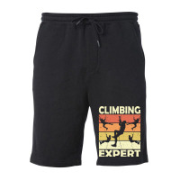 Climbing Expert Gift Travel Green Fleece Short | Artistshot