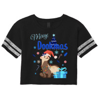 Merry Dookmas Ferret Christmas Design Cold Edition Scorecard Crop Tee | Artistshot