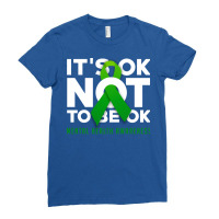 Its Ok Not To Be Ok Blue Ladies Fitted T-shirt | Artistshot