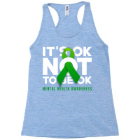 Its Ok Not To Be Ok Blue Racerback Tank | Artistshot