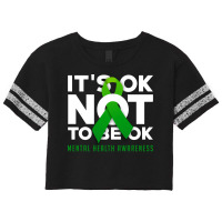 Its Ok Not To Be Ok Blue Scorecard Crop Tee | Artistshot