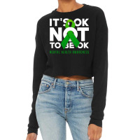 Its Ok Not To Be Ok Blue Cropped Sweater | Artistshot