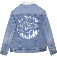 Find Your Wild Stars Unisex Sherpa-lined Denim Jacket | Artistshot