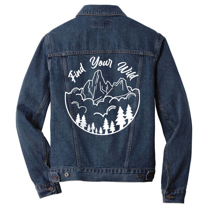 Find Your Wild Stars Men Denim Jacket | Artistshot