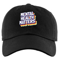 Mental Health Matters Rainbow 70s Kids Cap | Artistshot