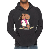 Capybara Surfer Girl Surfing Vintage Vintage Hoodie | Artistshot