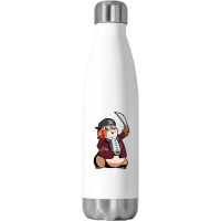 Captain Hamster Pirate Gold Hamster Stainless Steel Water Bottle | Artistshot