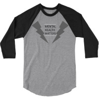 Mental Health Matters Tumblr Cute 3/4 Sleeve Shirt | Artistshot