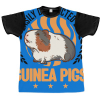 Easily Distracted By Guinea Pigs Pig Gift Graphic T-shirt | Artistshot