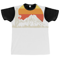 Hiking Hiker Mountain Nostalgia Graphic T-shirt | Artistshot