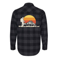 Hiking Hiker Mountain Nostalgia Flannel Shirt | Artistshot