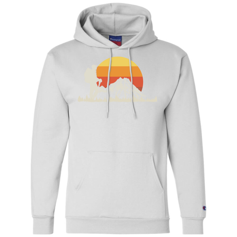 Hiking Hiker Mountain Nostalgia Champion Hoodie by aynarsaydani | Artistshot