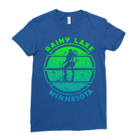 Hiking At Rainy Lake Minnesota Hippie Ladies Fitted T-shirt | Artistshot