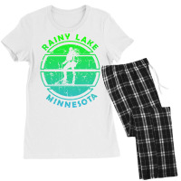 Hiking At Rainy Lake Minnesota Hippie Women's Pajamas Set | Artistshot