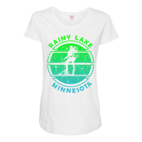 Hiking At Rainy Lake Minnesota Hippie Maternity Scoop Neck T-shirt | Artistshot