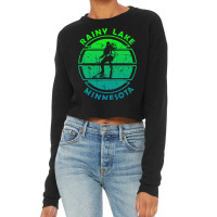 Hiking At Rainy Lake Minnesota Hippie Cropped Sweater | Artistshot