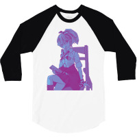 Anime High School Student Funny 3/4 Sleeve Shirt | Artistshot