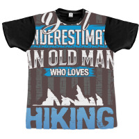 Hiking Gift For Grandpa Girl Graphic T-shirt | Artistshot