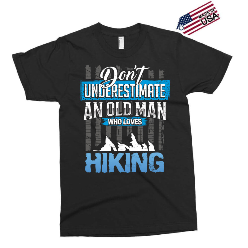 Hiking Gift For Grandpa Girl Exclusive T-shirt | Artistshot