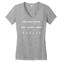 The One Where They Learn About Health Music Women's V-neck T-shirt | Artistshot