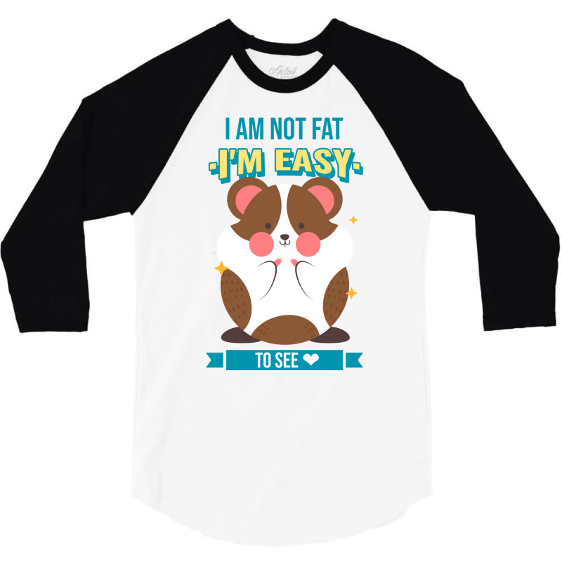 Im Not A Fat Guinea Pig Nature 3/4 Sleeve Shirt | Artistshot