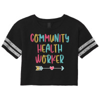 Community Health Worker Fun Casual Boho Design Gif Scorecard Crop Tee | Artistshot