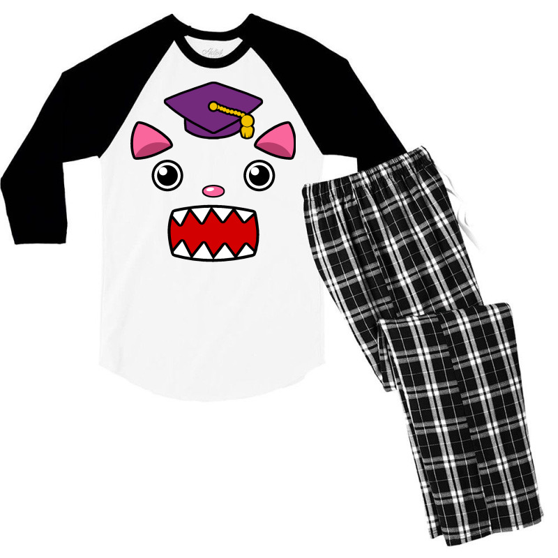 Grad Cat Trending Men's 3/4 Sleeve Pajama Set | Artistshot