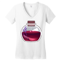 Health Potion Blue Women's V-neck T-shirt | Artistshot