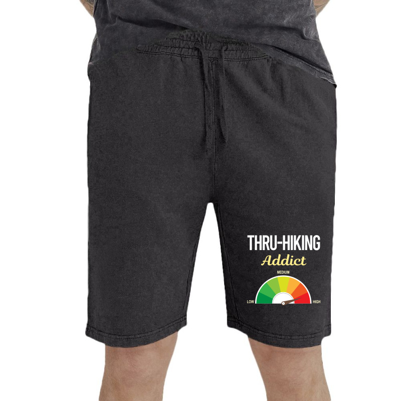 Funny Addict Thruhiking Thru Hiking Hike Hiker Quo Vintage Short | Artistshot