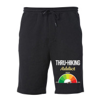 Funny Addict Thruhiking Thru Hiking Hike Hiker Quo Fleece Short | Artistshot