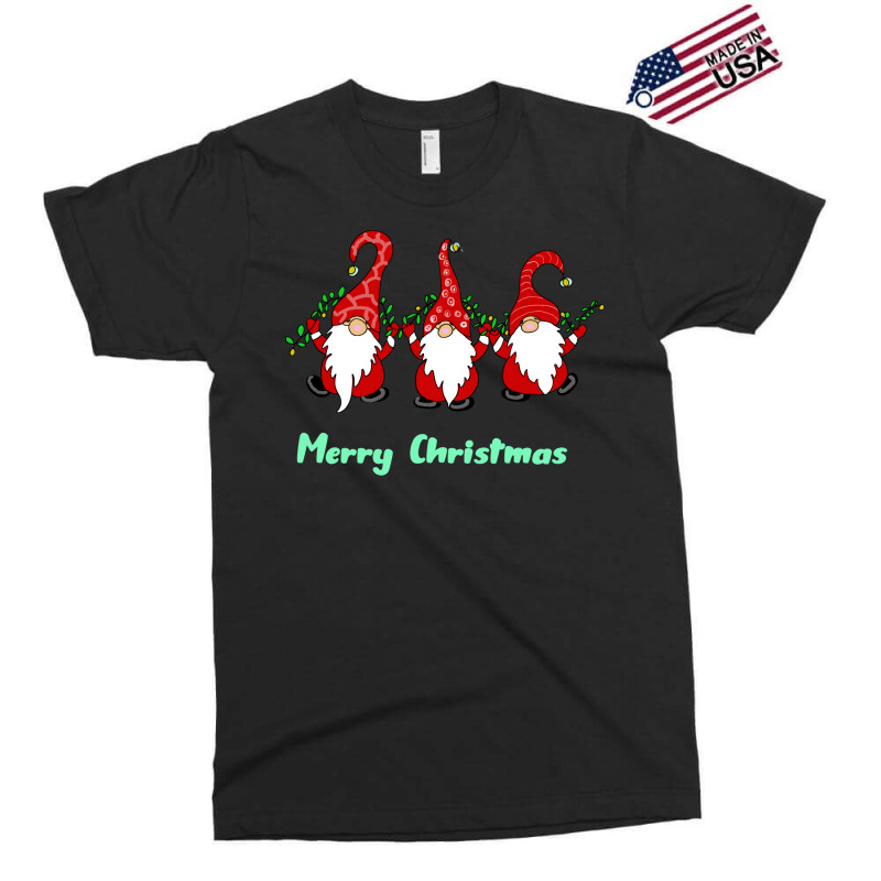 3 Cute Gnomes Merry Christmas Girl Exclusive T-shirt | Artistshot