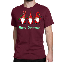 3 Cute Gnomes Merry Christmas Girl Classic T-shirt | Artistshot