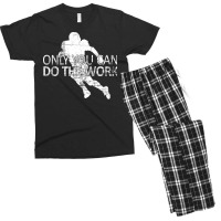 Only You Can Do The Work Football Running Back Ins Men's T-shirt Pajama Set | Artistshot