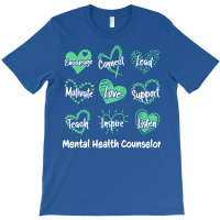 Mental Health Counselor Heart Nostalgia T-shirt | Artistshot