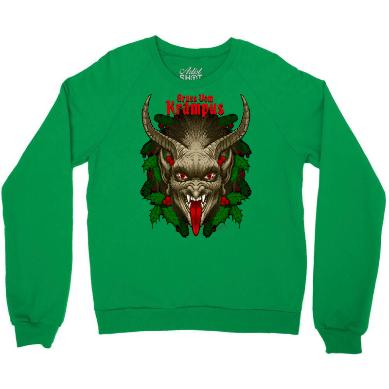 Gruss Vom Krampus 80s Crewneck Sweatshirt | Artistshot