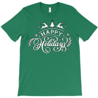 Happy Holidays Boy Stars T-shirt | Artistshot