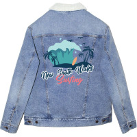 New South Wales Surfing 1 Unisex Sherpa-lined Denim Jacket | Artistshot