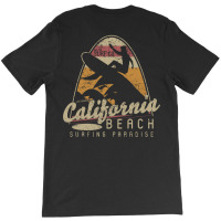 California Beach Surfing Paradise T-shirt | Artistshot